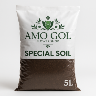 بسته ۵ لیتری خاک برگ ضدعفونی عموگل، مناسب گیاهان آپارتمانی و باغچه، ارگانیک و غنیشده