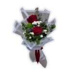 دسته گل رز 2شاخه