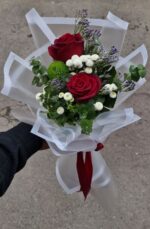 دسته گل رز 2شاخه - تصویر 2